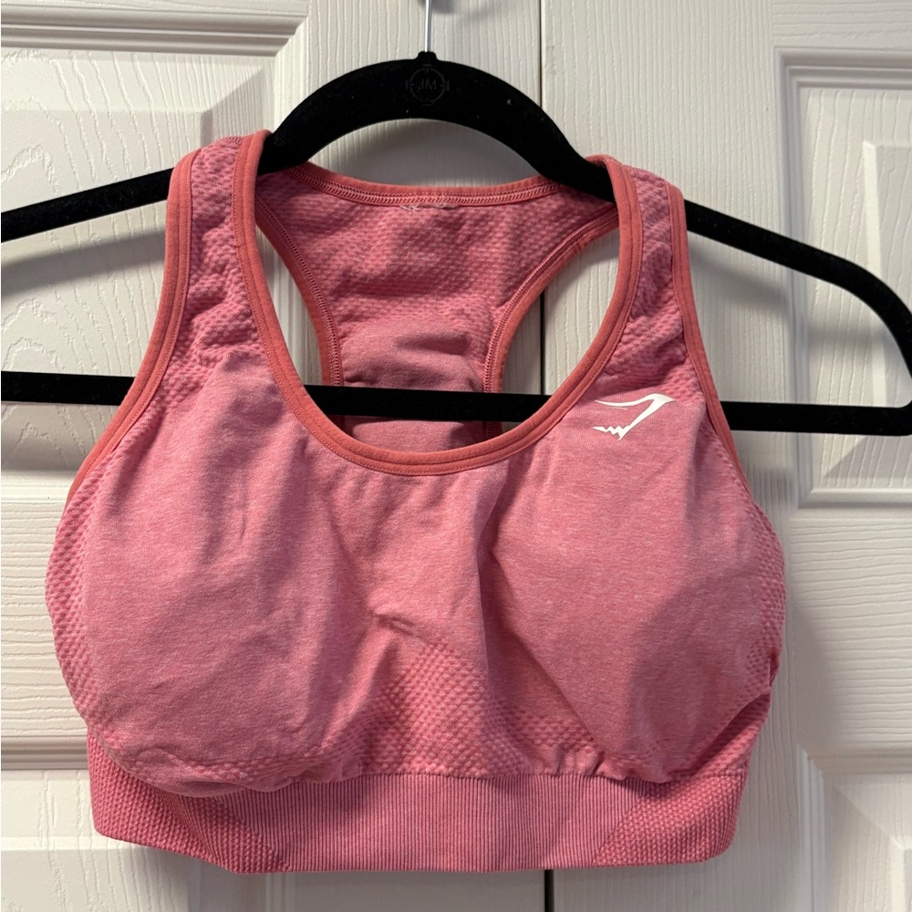 pink gymshark bra